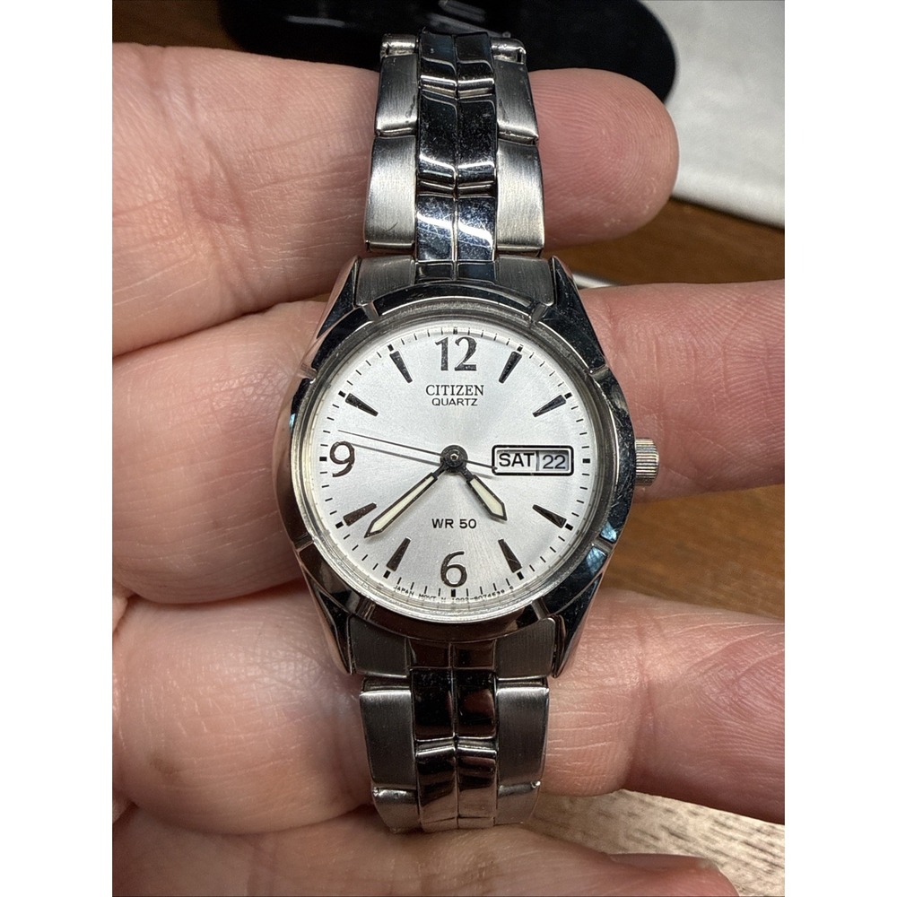 CITIZEN 1002-S047439 Quartz Analog Women's Watch 25mm New Battery